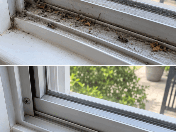 Fensterführungen voller Staub und Insekten? So werden selbst enge Schienen wieder gründlich sauber