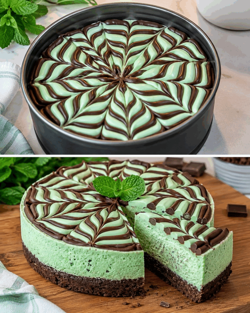Diese Schoko-Minz-Torte sieht spektakulär aus – und ist viel einfacher gemacht, als man denkt!