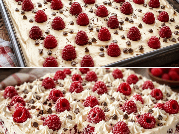 Diese Himbeer-Creme-Schnitten sind der Star auf jeder Kaffeetafel – cremig, fruchtig und herrlich einfach!
