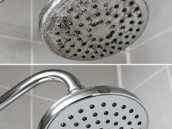 Verkalkten Duschkopf reinigen: So werden die Düsen wieder frei und der Wasserstrahl gleichmäßig