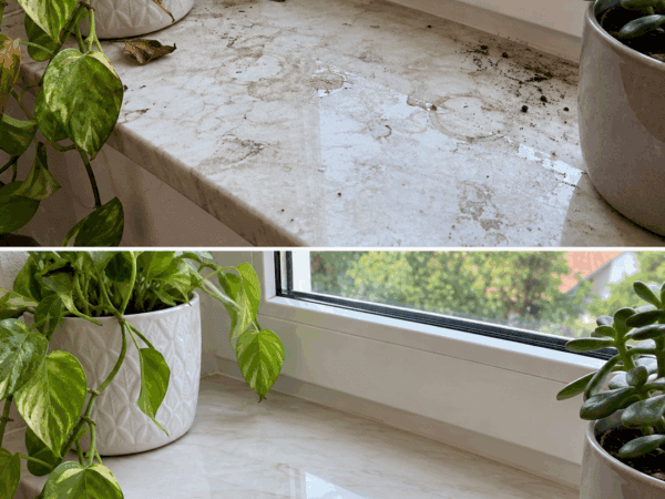 Fensterbänke voller Flecken? So bekommst du sie wieder gepflegt