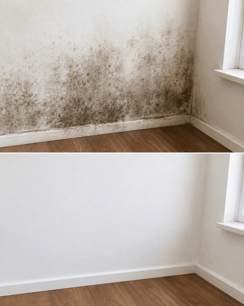 Schimmel an der Wand? So gehst du sicher vor – und verhinderst, dass er wiederkommt