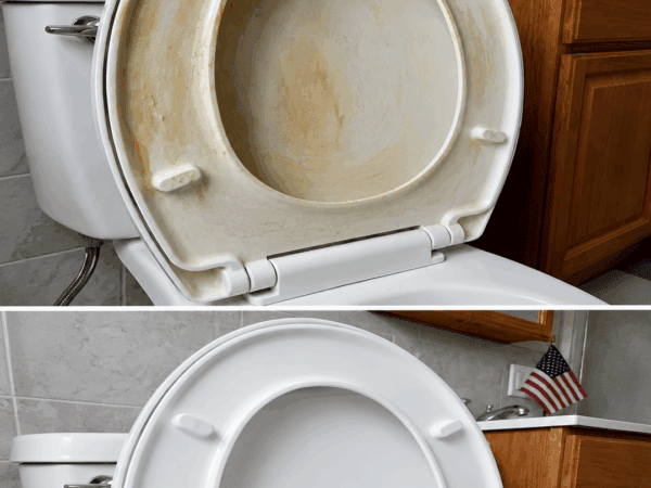 Vergilbten Toilettensitz wieder sauber bekommen: So entfernen Sie Ablagerungen schonend und gründlich