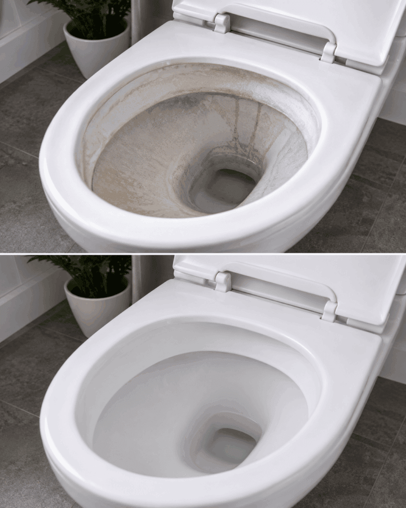 WC voller Kalk und brauner Ablagerungen? So wird die Toilettenschüssel wieder sauber – ohne aggressive Mischungen