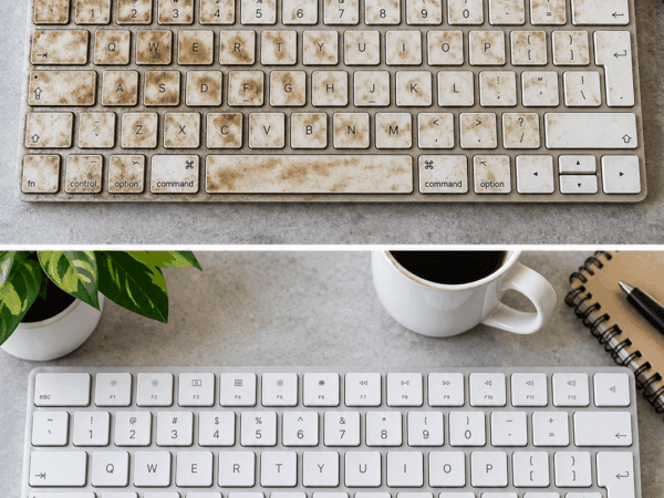 Tastatur völlig verschmutzt? So bekommst du die Tasten wieder sauber – ohne die Elektronik zu gefährden