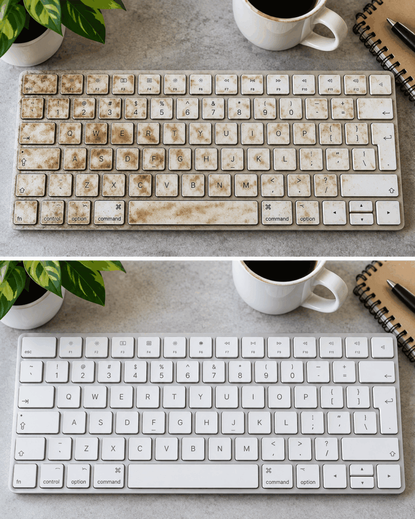 Tastatur völlig verschmutzt? So bekommst du die Tasten wieder sauber – ohne die Elektronik zu gefährden