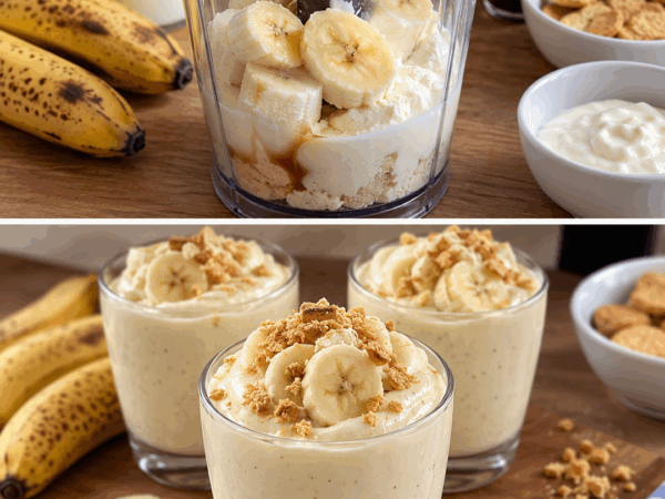 Cremiger Bananentraum im Glas: Dieses einfache Dessert gelingt ohne Backen und schmeckt herrlich