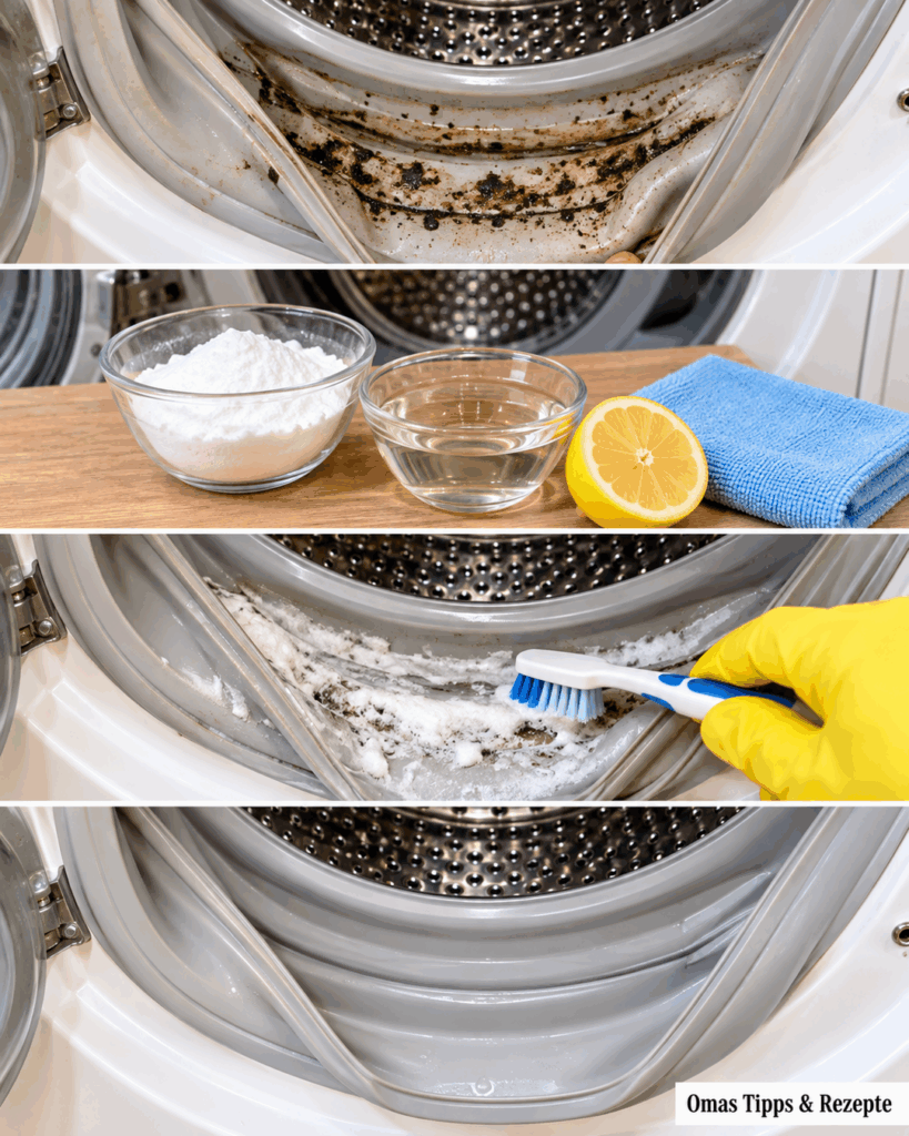 Schimmel in der Waschmaschine? So wird die Gummidichtung wieder hygienisch sauber