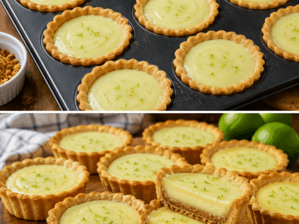 Knusprige Limetten-Spekulatius-Törtchen mit cremiger Füllung – ein unwiderstehliches Dessert