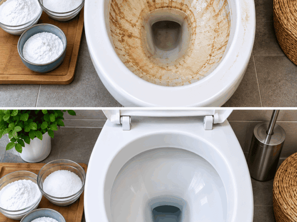 Stark verkalkte Toilette? So löst du braune Ablagerungen gründlich und materialschonend