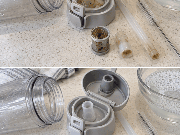 Versteckter Schmutz in Trinkflaschen: So werden Filter und Strohhalme wieder hygienisch sauber