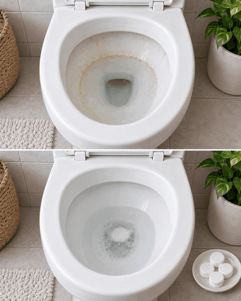 Selbst gemachte WC-Tabs: So wird die Toilette mit wenigen Zutaten wieder sichtbar sauber