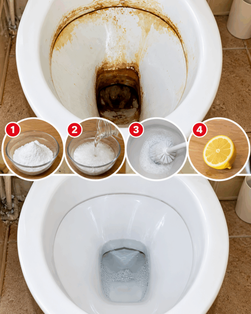 Toilettenschüssel stark verkalkt und braun? So lösen Sie hartnäckige Ablagerungen schonend