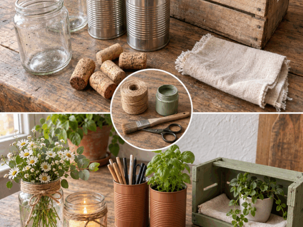 15 geniale Upcycling-Ideen: So werden Gläser, Dosen und alte Holzkisten wieder richtig nützlich