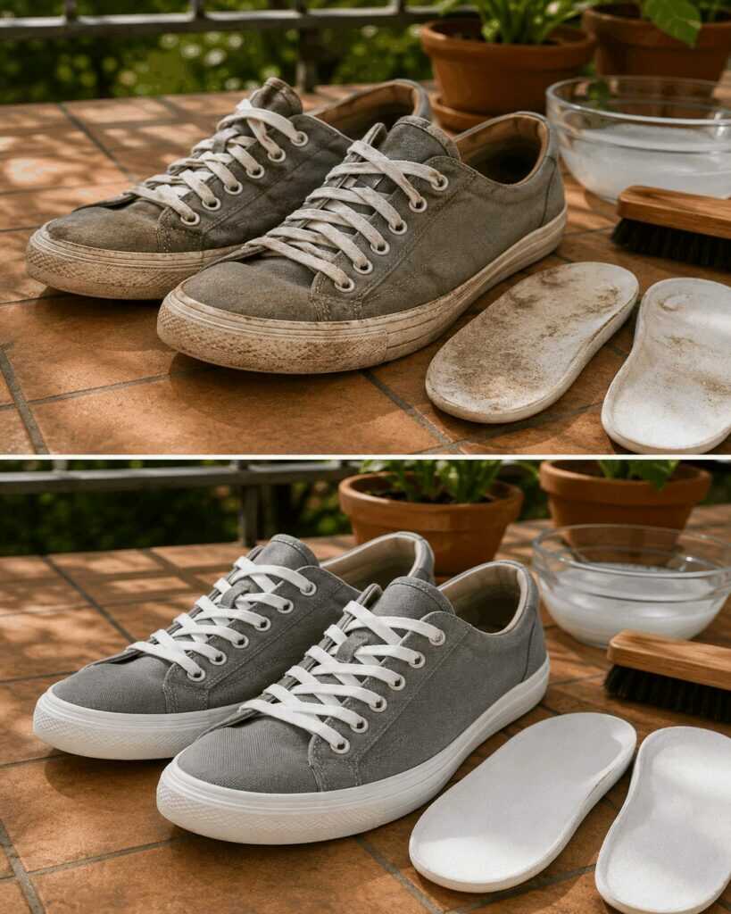 Schuhe mit unangenehmem Geruch? So werden sie wieder frisch – mit einfachen Hausmitteln