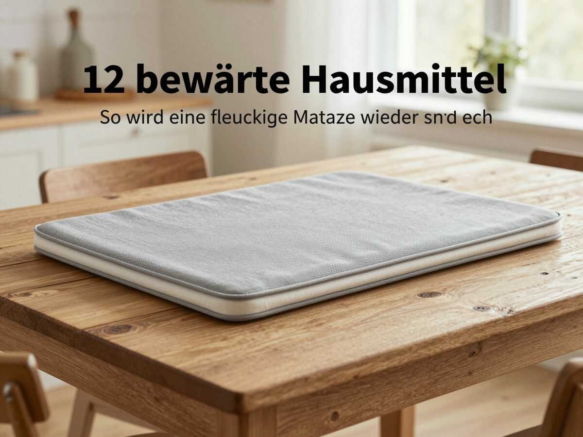 12 bewährte Hausmittel: So wird eine fleckige Matratze wieder sauber und frisch
