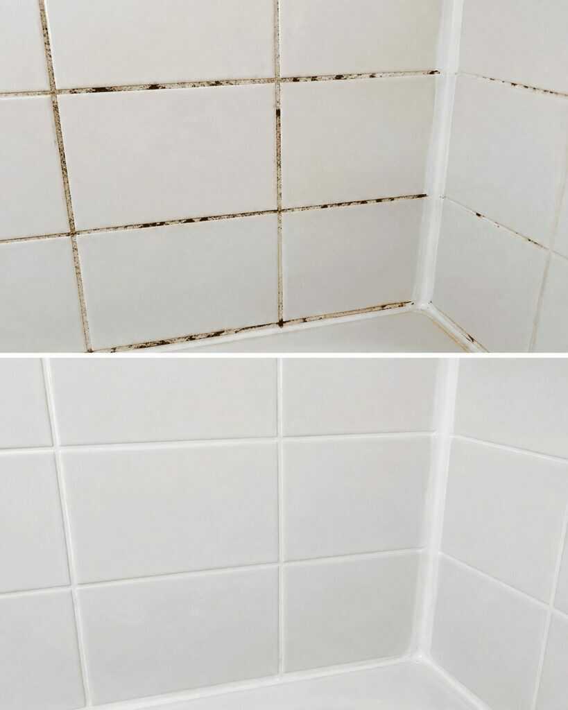 Schwarze Fugen in der Dusche entfernen – So werden Fliesenfugen wieder strahlend sauber