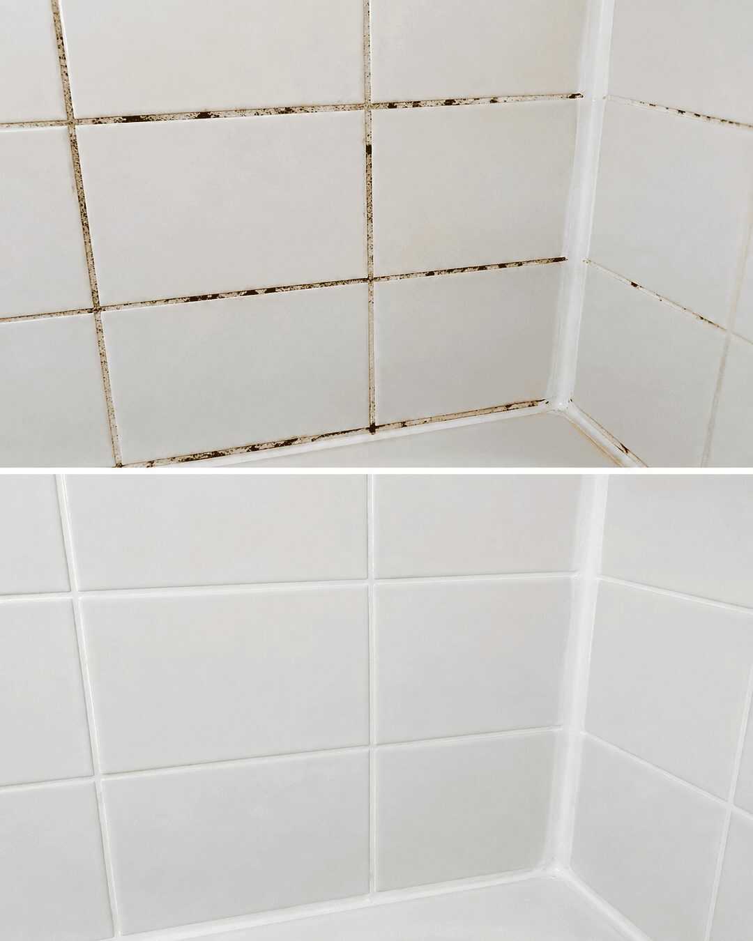 Schwarze Fugen in der Dusche entfernen – So werden Fliesenfugen wieder strahlend sauber