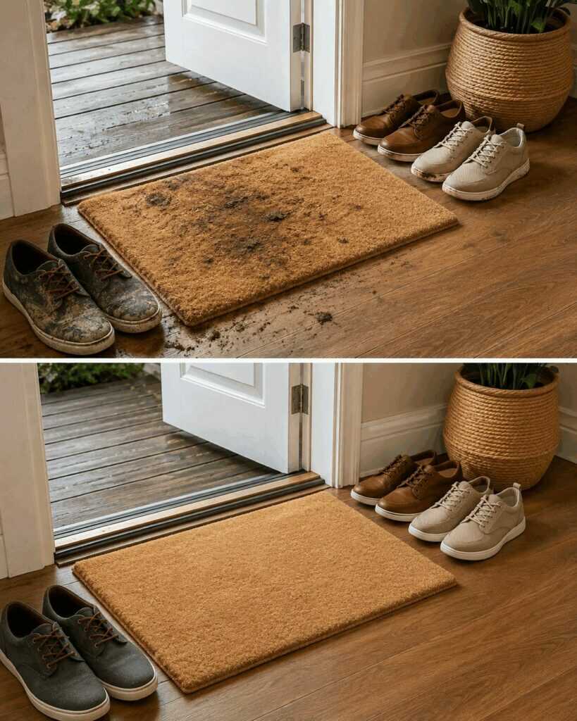 Schuhe an der Haustür ausziehen: Eine einfache Gewohnheit für ein saubereres und hygienischeres Zuhause