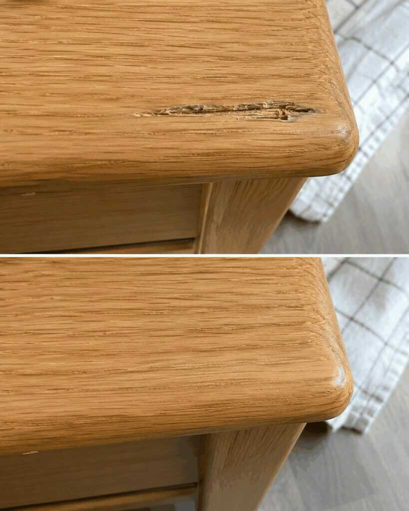 Holzspachtel selber machen: Kleine Risse und Löcher im Holz einfach und günstig ausbessern