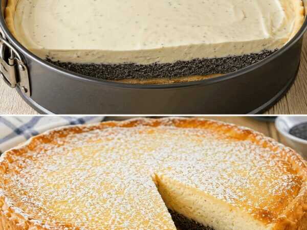 Mohnkuchen mit Schmand