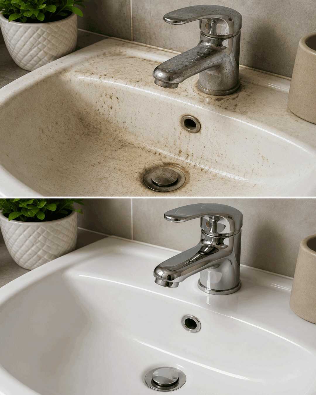 So wird ein stark verschmutztes Waschbecken wieder sauber: Schonende Methoden gegen Kalk, Seifenreste und Schmutz