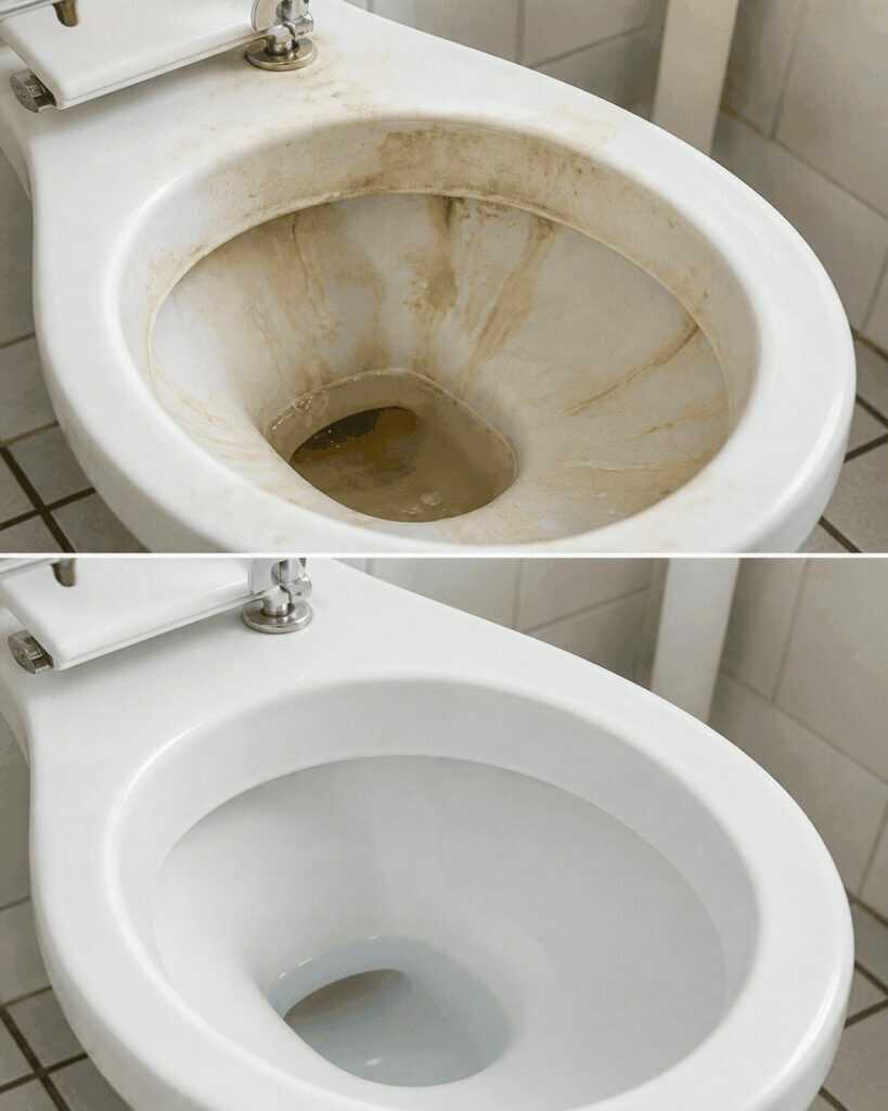 Toilettenkalk über Nacht entfernen – Mit einem natürlichen Pulver zu strahlend sauberen Toiletten