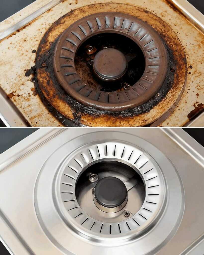 Eingebrannter Gasbrenner reinigen: So wird Ihr Herd wieder sauber und funktioniert zuverlässig