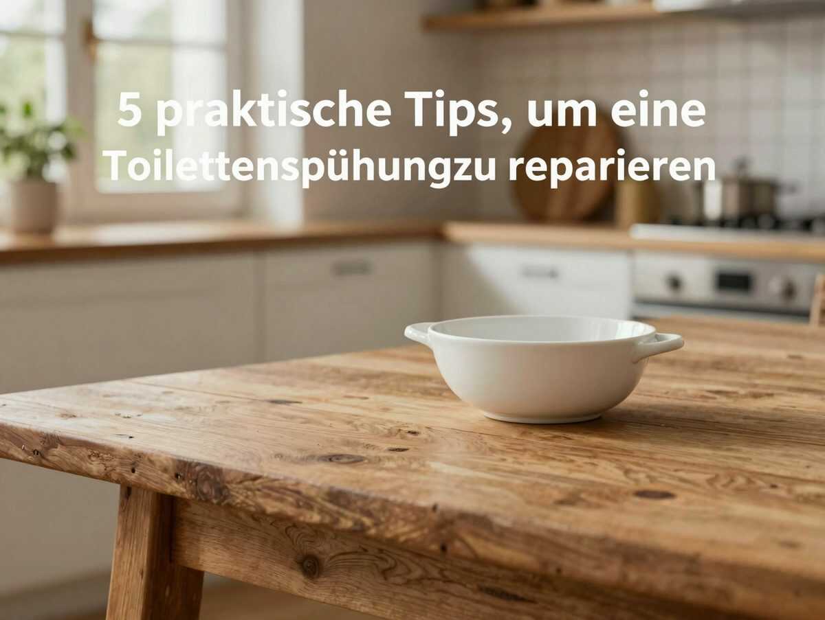 5 praktische Tipps, um eine Toilettenspülung zu reparieren