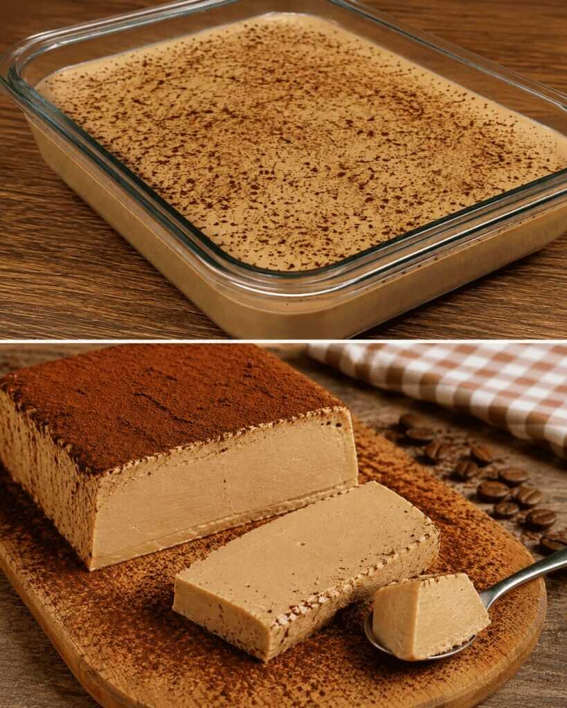 Cremiges Kaffee-Dessert aus der Form – Einfach, zart und unglaublich lecker