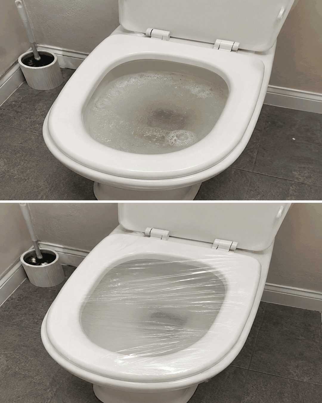 Toilette mit einem Plastikbeutel verstopft? So können Sie eine leichte Verstopfung sicher lösen