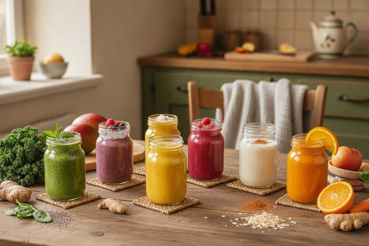 6 Smoothie Rezepte für jeden Tag – gesund, lecker & einfach