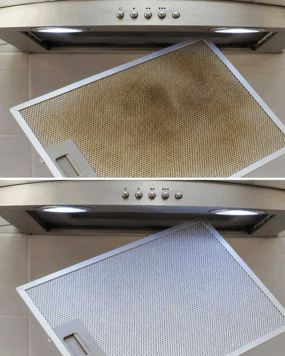 Dunstabubenfilter richtig reinigen: Fett gründlich entfernen und die Saugleistung erhalten