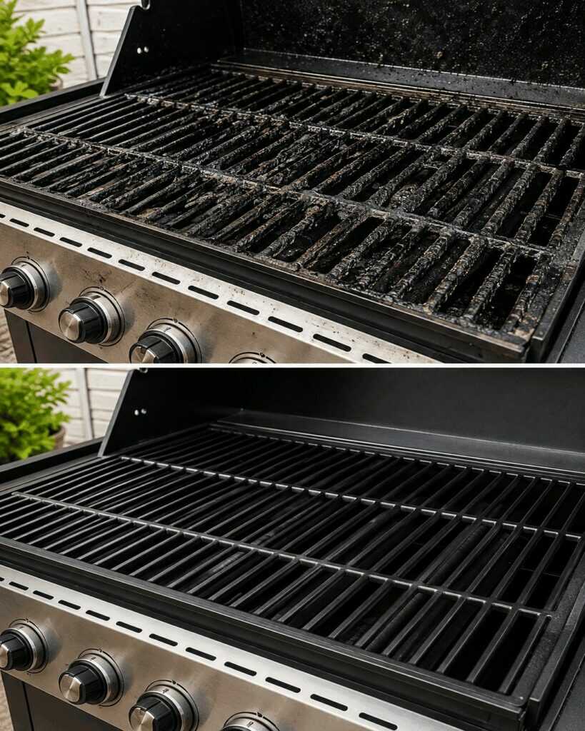So reinigen Sie einen stark verschmutzten Grillrost, ohne stundenlang zu schrubben