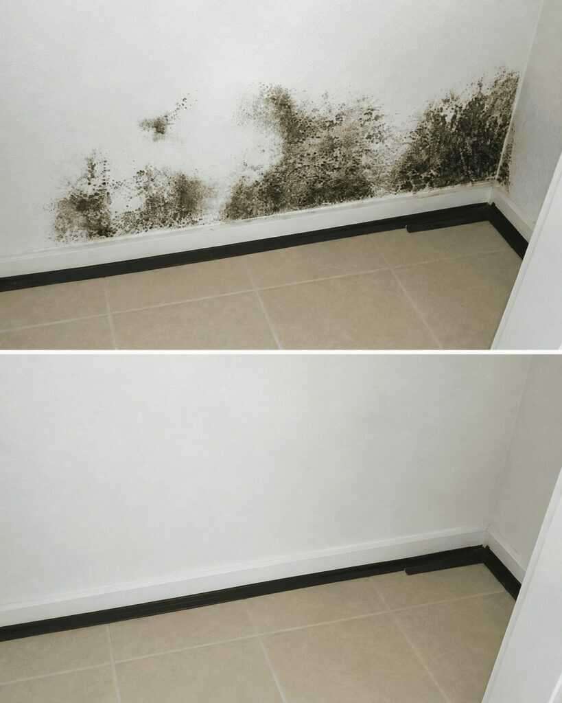Schimmel an der Wand dauerhaft entfernen – So werden feuchte Wände wieder sauber