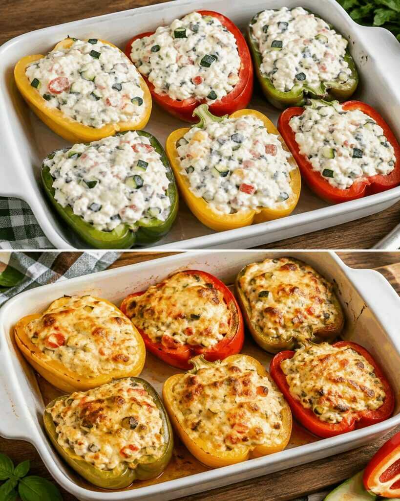 Low-Carb gefüllte Paprika