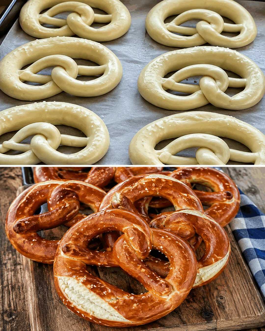 Original Bayerische Laugenbrezeln – außen knusprig, innen herrlich weich