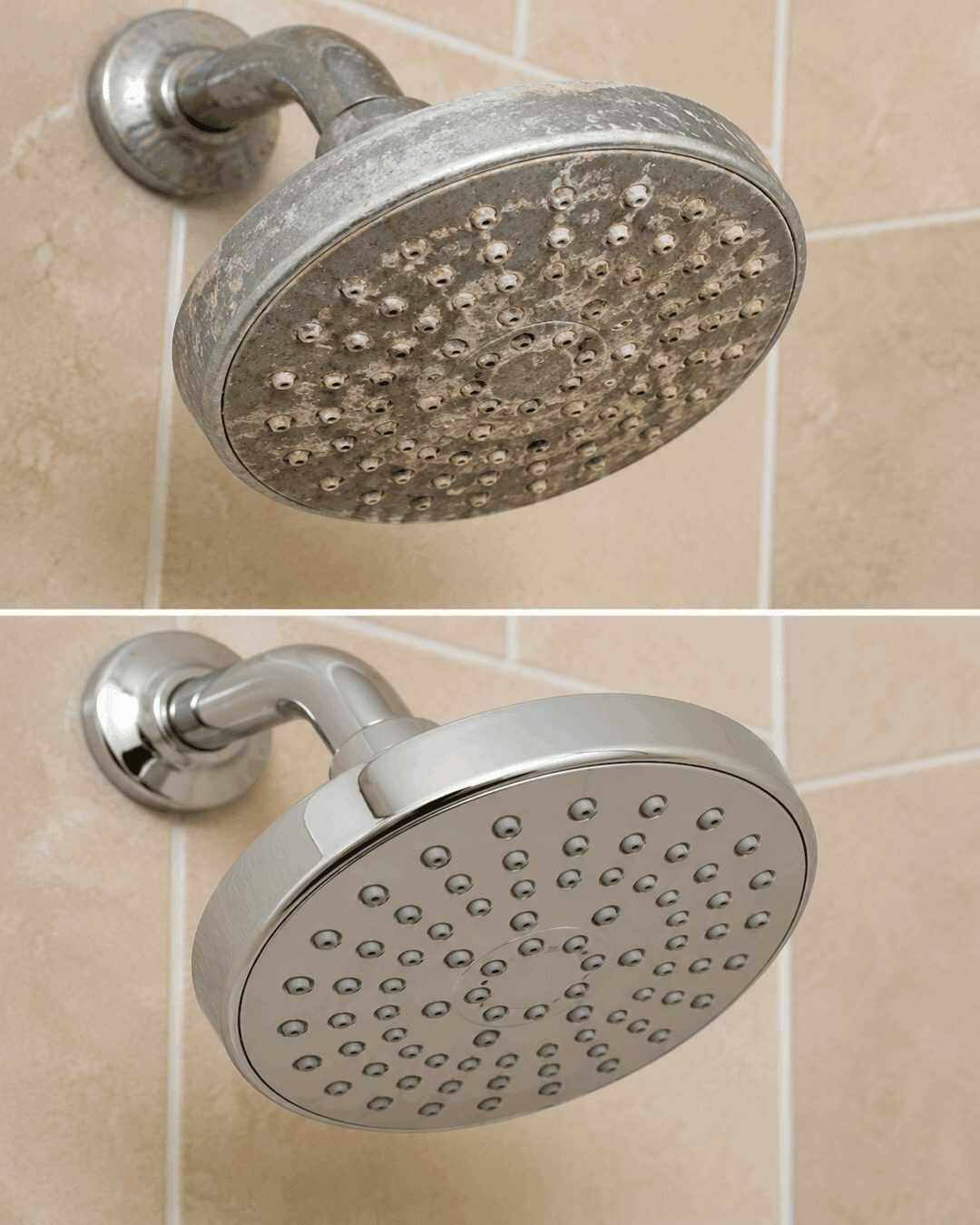 Verkalkten Duschkopf reinigen: So wird er wieder sauber und sorgt für einen gleichmäßigen Wasserstrahl
