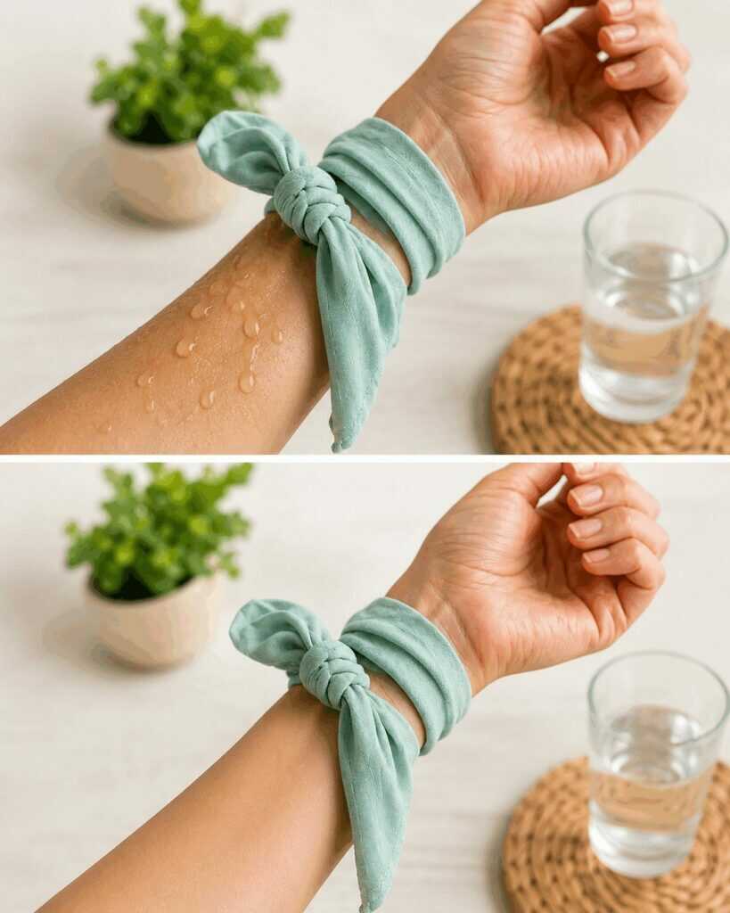 Kühl bleiben bei Hitze: Der einfache Handgelenk-Trick für schnelle Erfrischung