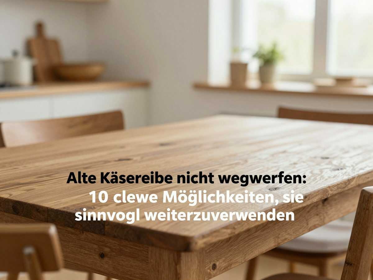 Alte Käsereibe nicht wegwerfen: 10 clevere Möglichkeiten, sie sinnvoll weiterzuverwenden