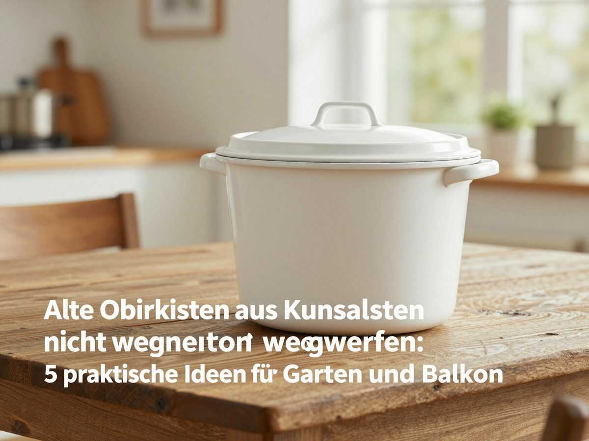 Alte Obstkisten aus Kunststoff nicht wegwerfen: 5 praktische Ideen für Garten und Balkon