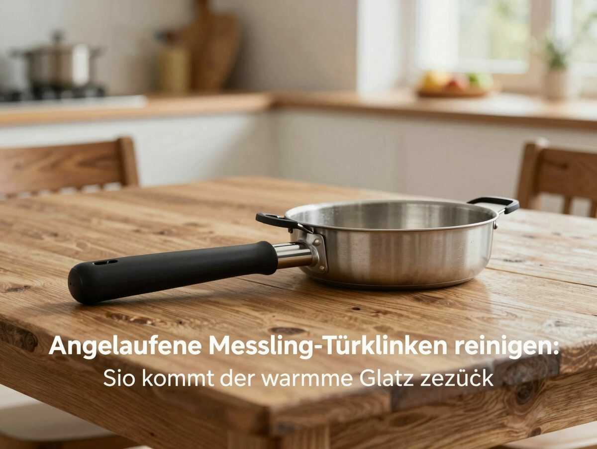 Angelaufene Messing-Türklinken reinigen: So kommt der warme Glanz zurück