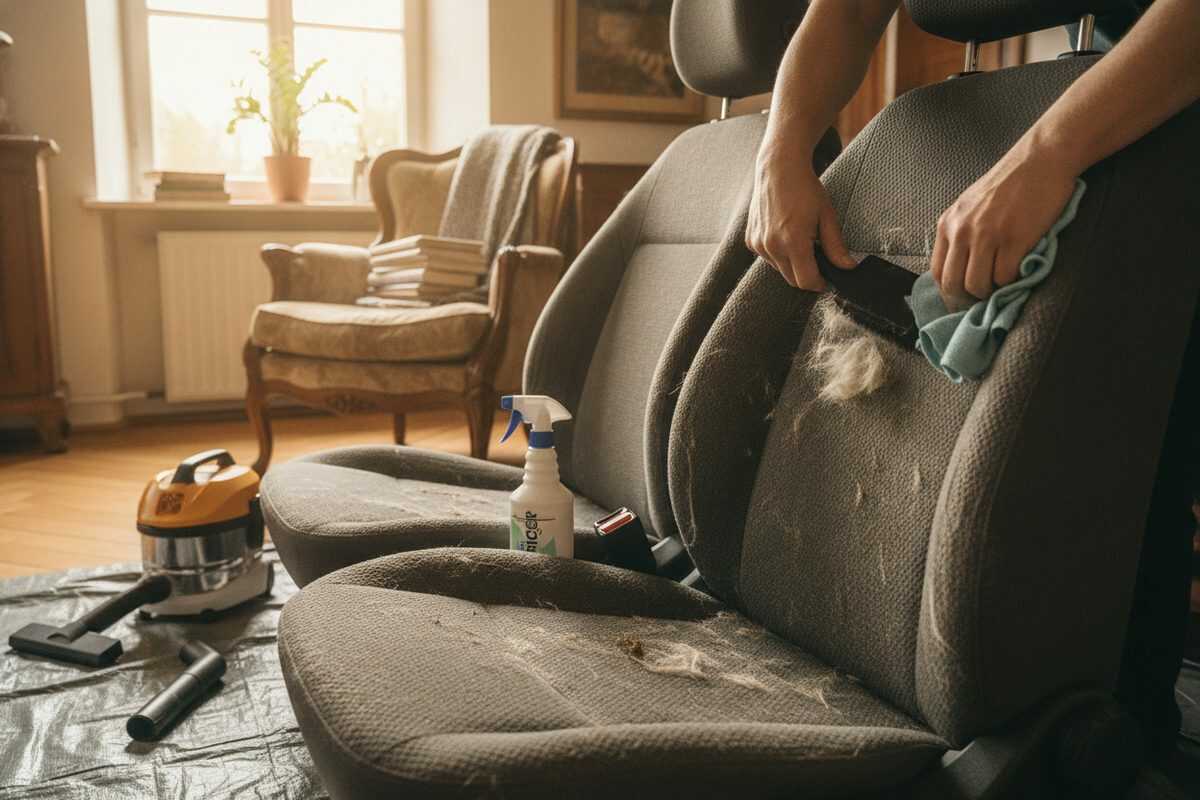 Autositze gründlich reinigen: So entfernen Sie Tierhaare, Flecken und Schmutz ganz einfach