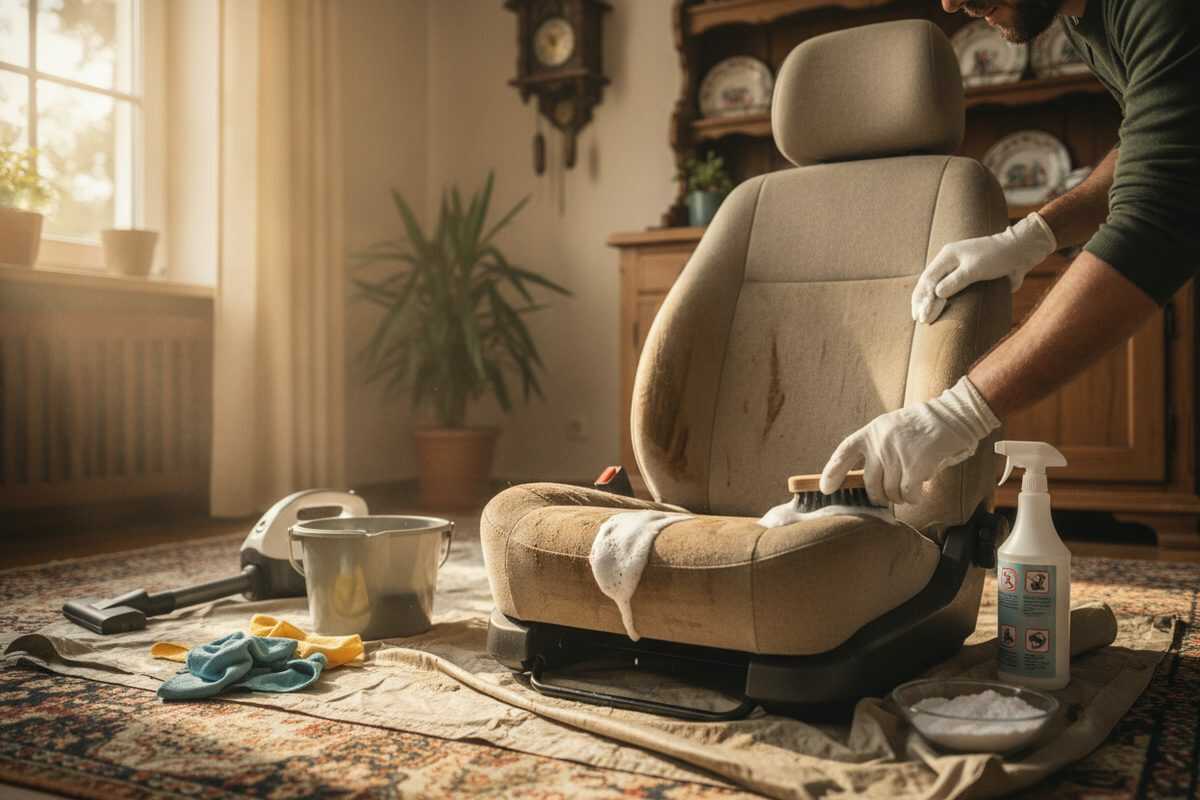 Autositze gründlich reinigen: So werden verschmutzte Polster wieder sauber
