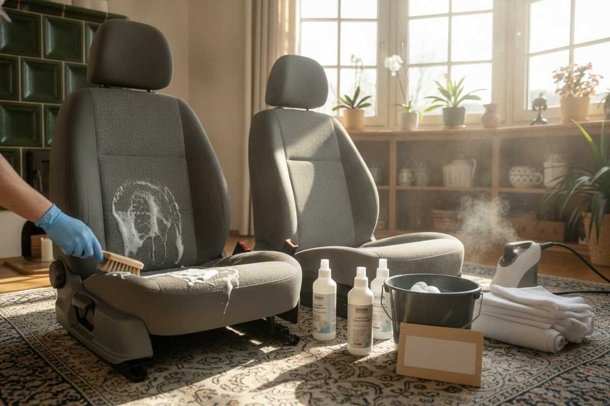 Autositze reinigen: So werden Stoffsitze wieder sauber und frisch