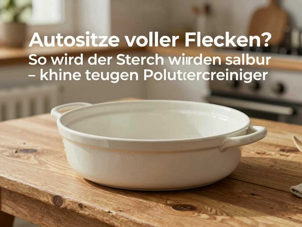 Autositze voller Flecken? So wird der Stoff wieder sauber – ohne teuren Polsterreiniger