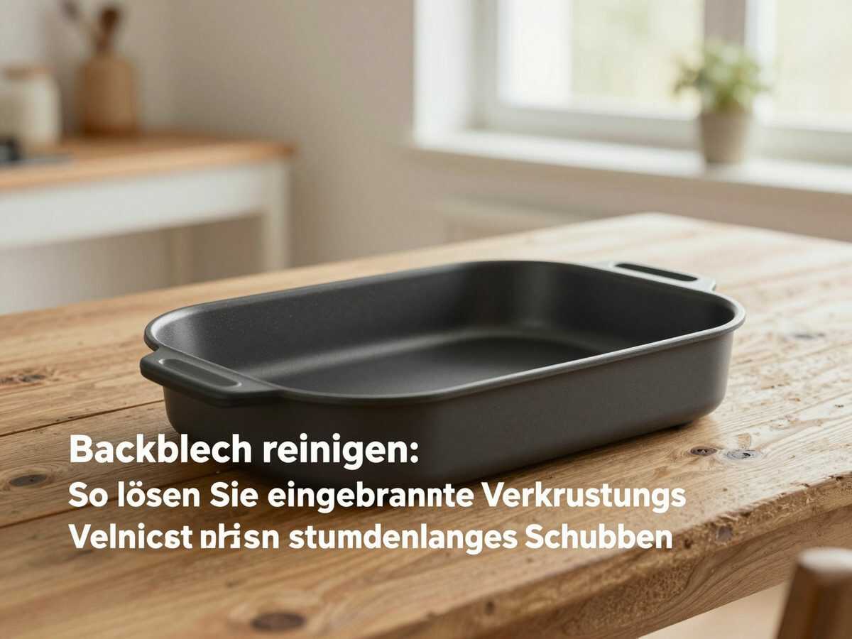 Backblech reinigen: So lösen Sie eingebrannte Verkrustungen ohne stundenlanges Schrubben