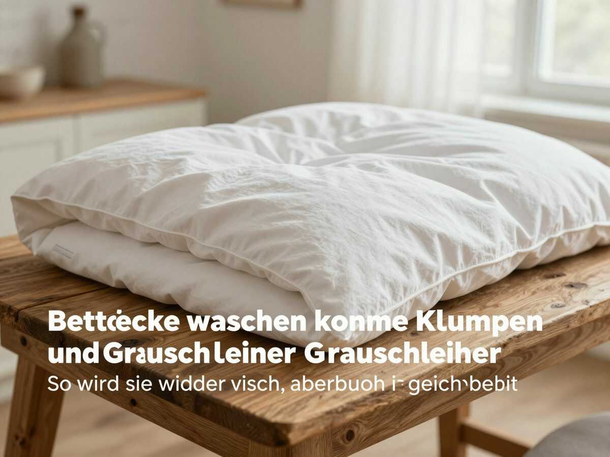 Bettdecke waschen ohne Klumpen und Grauschleier: So wird sie wieder frisch, sauber und gleichmäßig