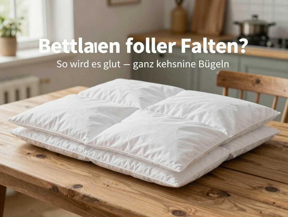 Bettlaken voller Falten? So wird es glatt – ganz ohne Bügeln