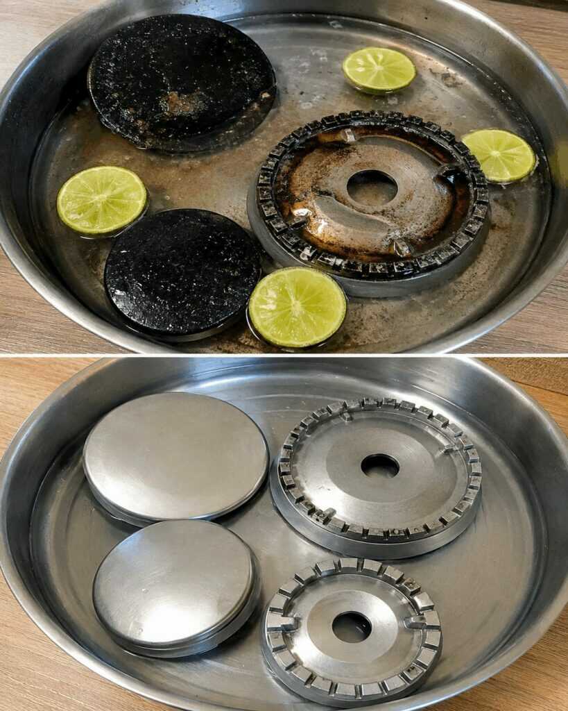 Gasbrenner am Herd reinigen: Die einfache Hausmethode für glänzende Brenner
